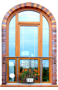 Полукруглые окна в Саратове